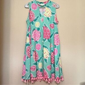 Simply Southern Sea Turtle Dress Women's Size Medium